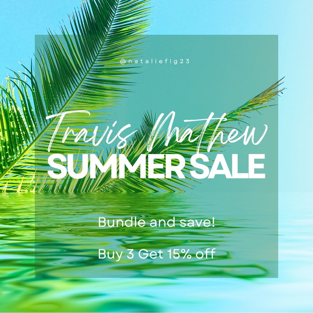 🏷️⛳️Travis Mathew Summer SALE ‼️
